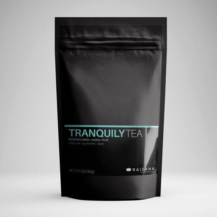 TranquilyTea Anti-stress Passion Flower Linden Pear Herbal Tea 3oz 40 cups NEW PACKAGING N4