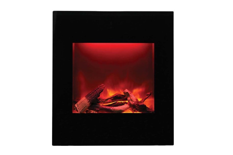 Amantii WM-BI-2428-VLR-BG Zero Clearance Series Built-In Electric Fireplace with Ember Media Kit, 18 Inch N2