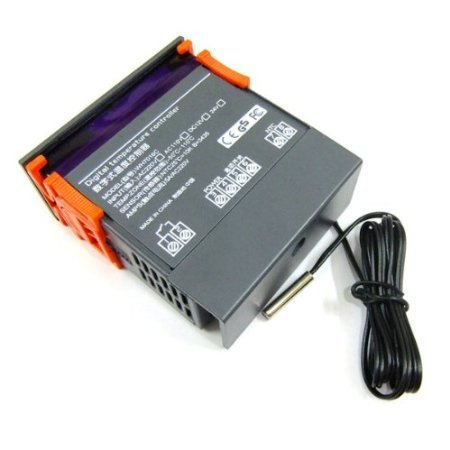 RioRand 220V AC Digital Electric Thermostat Space Air Water Heater Controller -50 to 110&deg;c N2