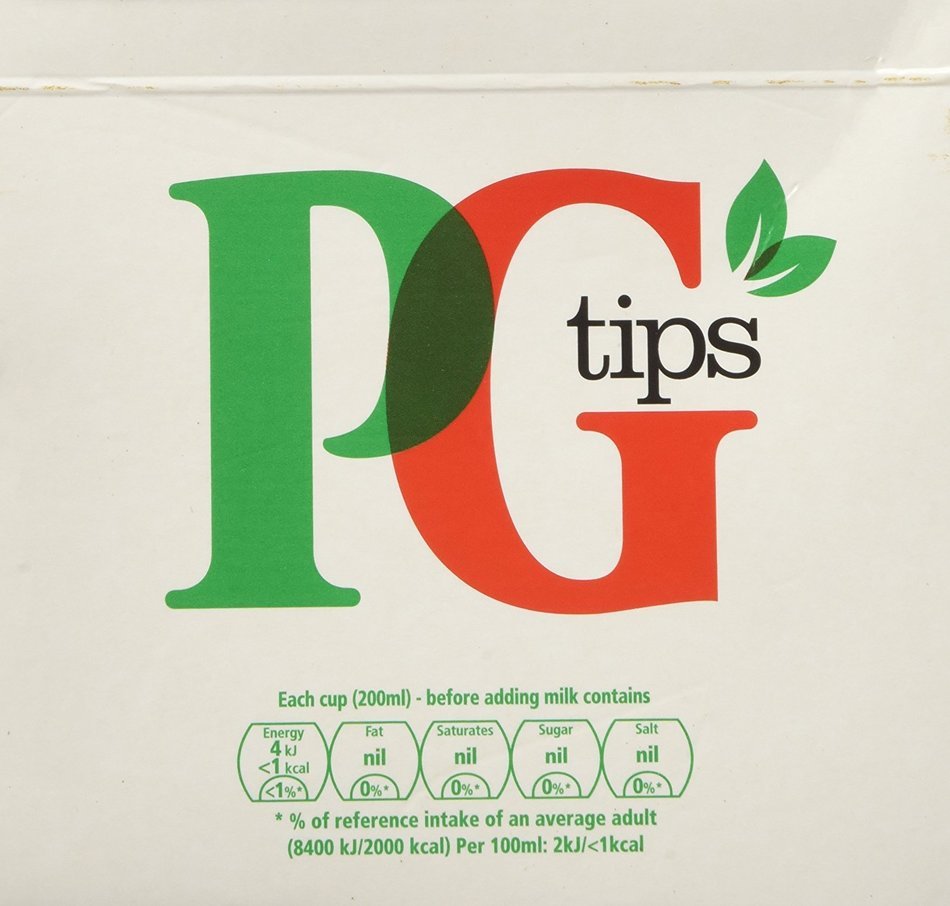 PG Tips Decaf 80 Ct Tea Bags - 2 Pack N8