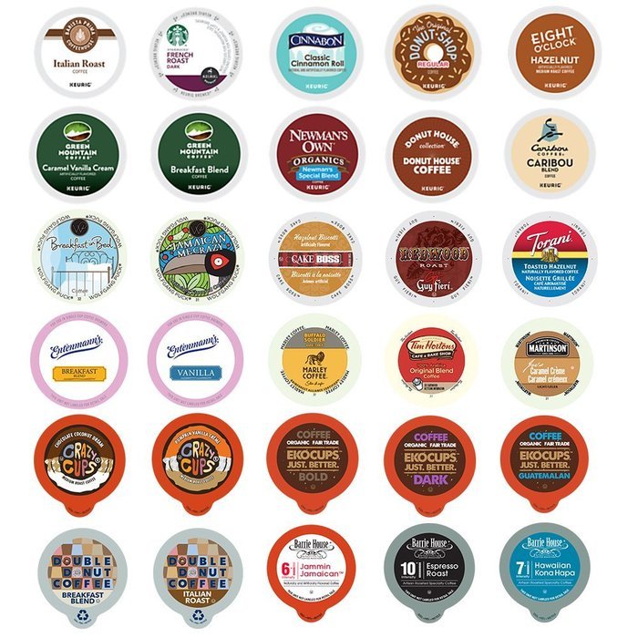 Coffee Variety Sampler Pack for Keurig K-Cup Brewers, 30 Count