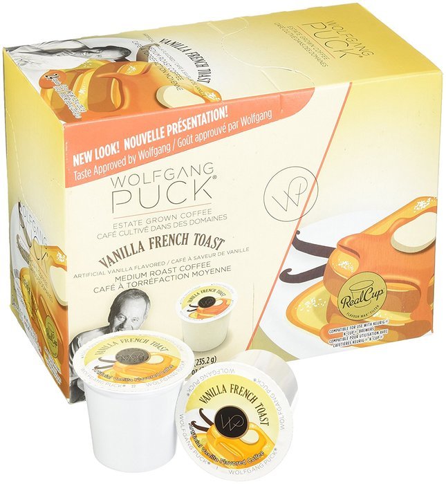 Wolfgang Puck Vanilla French Toast Coffee Keurig K-Cups, 24 Count N6