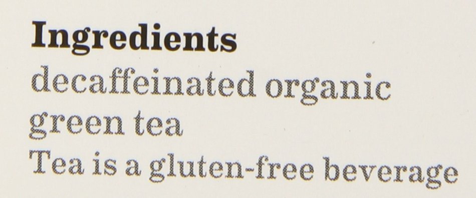Bigelow Decaffeinated Organic Green Tea, 40 Count Box N2
