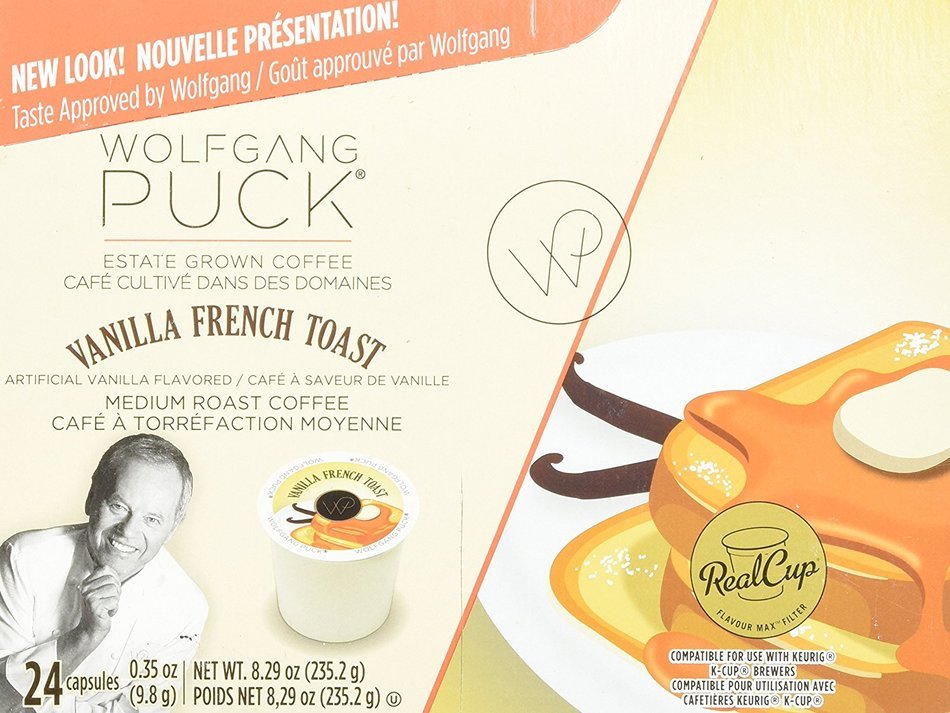 Wolfgang Puck Vanilla French Toast Coffee Keurig K-Cups, 24 Count N7
