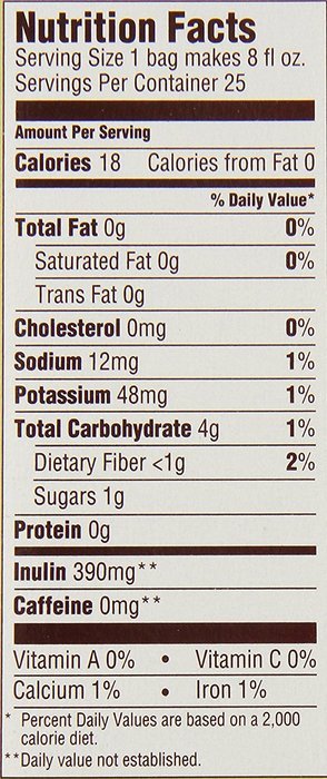 Teeccino Herbal Coffee, French Roast, Caffeine-Free, 25-Count Tea Bag N13
