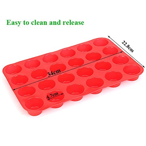 "24 Cavity Cake Cookies Pan Mold Chocolate Baking Molds Moulds" shopping N8
