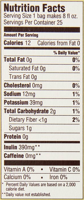 Teeccino Herbal Coffee, French Roast, Caffeine-Free, 25-Count Tea Bag N16