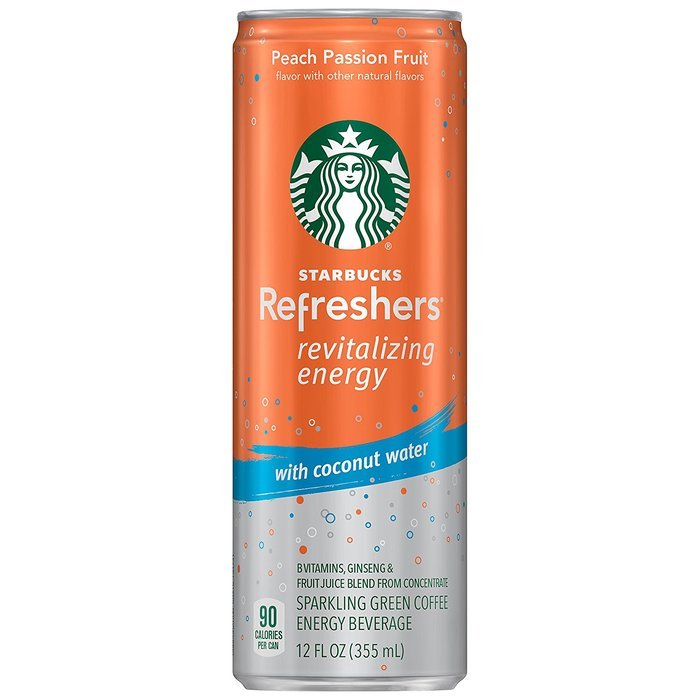 Starbucks Refreshers, 4 Flavor Variety Pack, 12 Ounce Slim Cans, 12 Pack N31