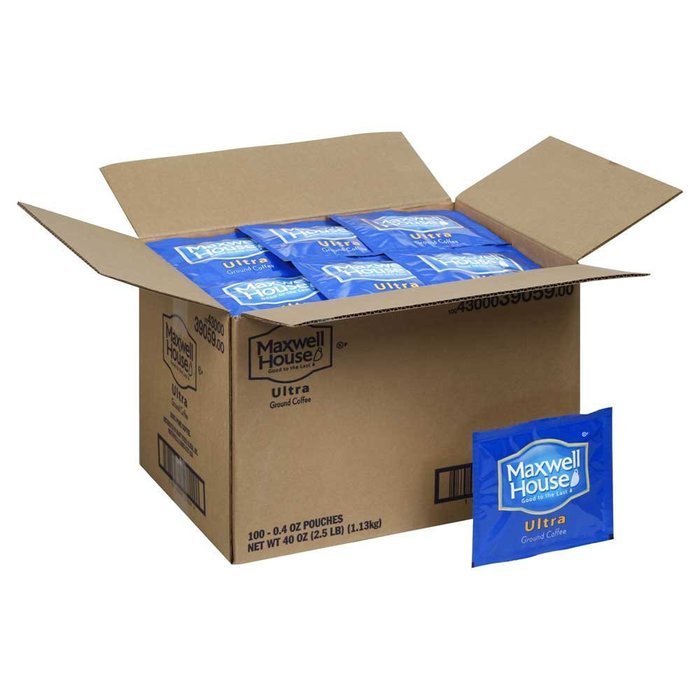 Maxwell House Original Roast Ground Coffee, 10-Count Filter Packs (Pack of 4) N29