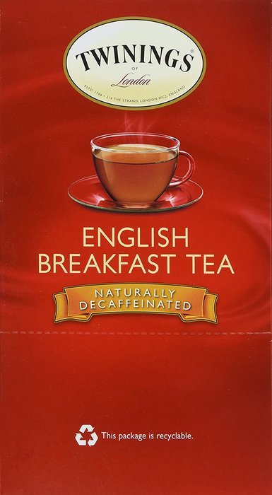 Twinings English Breakfast Decaf Tea 48-Count K-Cups for Keurig Brewers