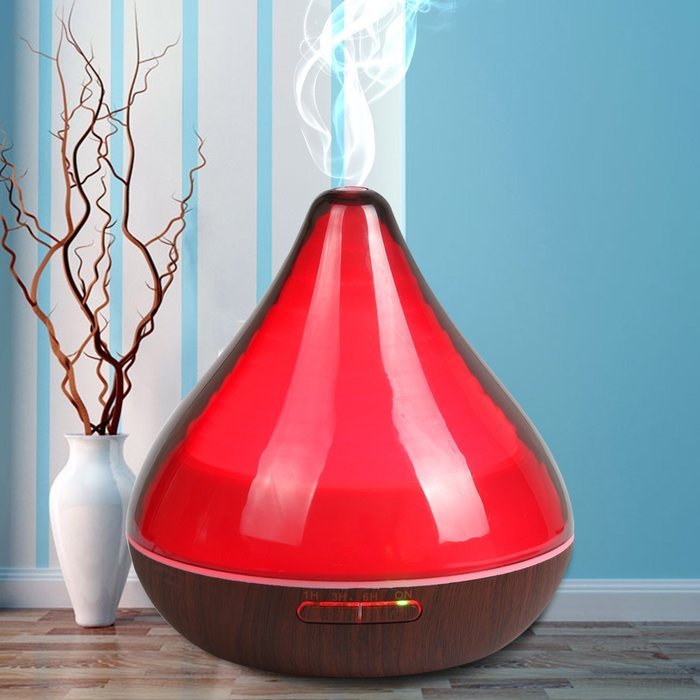 BlueFire 4 IN 1 Essential Oil Diffuser for Aromatherapy Cool Mist Ultrasonic Wood Grain Diffuser/Humidifier/Air...