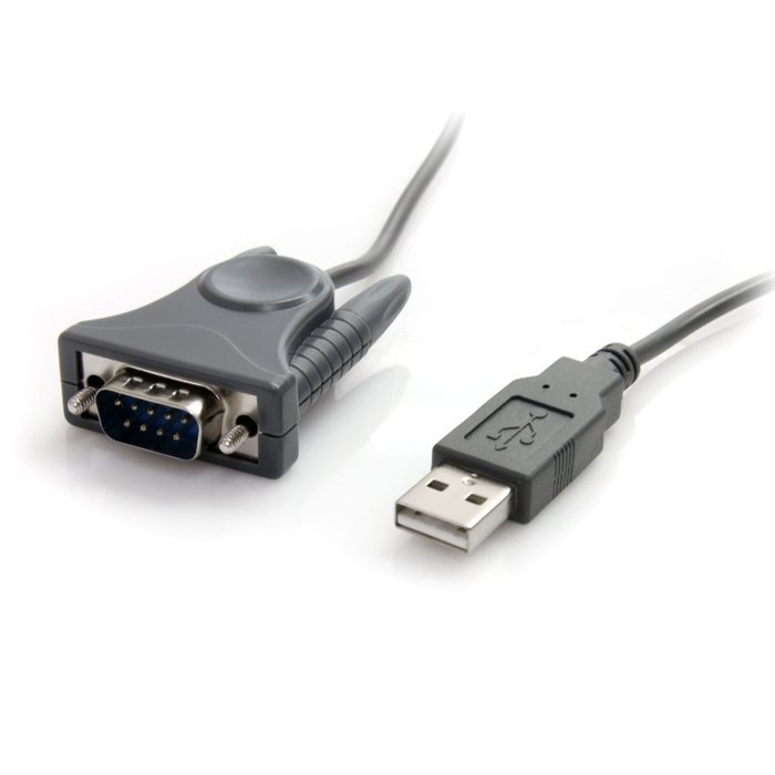 StarTech.com 1 Port USB to Null Modem RS232 DB9 Serial DCE Adapter Cable with FTDI, Black (ICUSB232FTN )