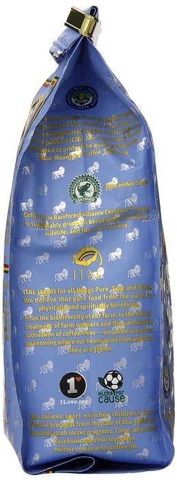 Marley Coffee, Organic One Love, Ethiopian YirgaCheffe, Ground Coffee, 8 Ounce N18