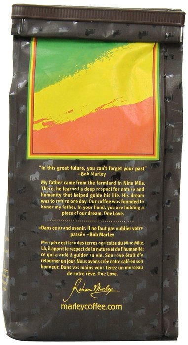Marley Coffee, Organic One Love, Ethiopian YirgaCheffe, Ground Coffee, 8 Ounce N21