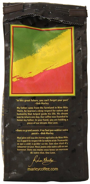 Marley Coffee, Organic One Love, Ethiopian YirgaCheffe, Ground Coffee, 8 Ounce N24
