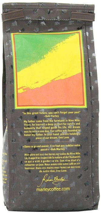 Marley Coffee, Organic One Love, Ethiopian YirgaCheffe, Ground Coffee, 8 Ounce N26