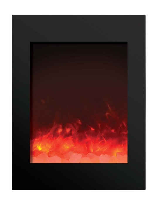 Amantii ZECL-2939-BG-EMBER Zero Clearance Series Built-In Electric Fireplace with Ember Media Kit, 25 Inch