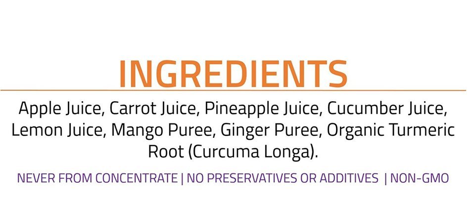 Super Detox Me Vibrance Cleanse Juice with Green Tea and Mango, 12 Ounce, Pack of 10 N24