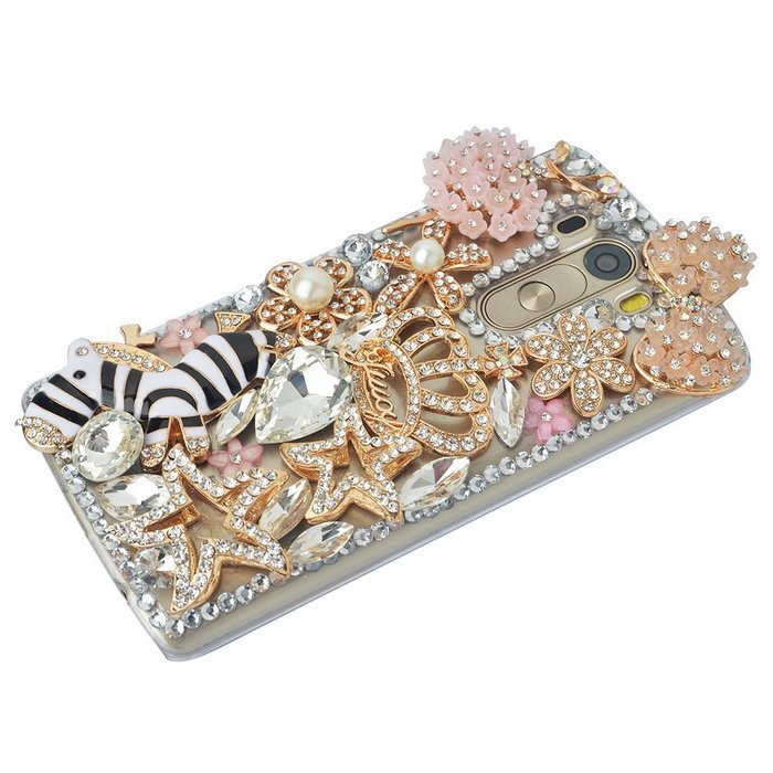 LG Stylo 2,LG Stylo 2 Plus/LG Stylus 2 Plus/K530/ MS550 Case,Yaheeda [Luxurious Series] 3D Handmade Shiny Crystal... N6