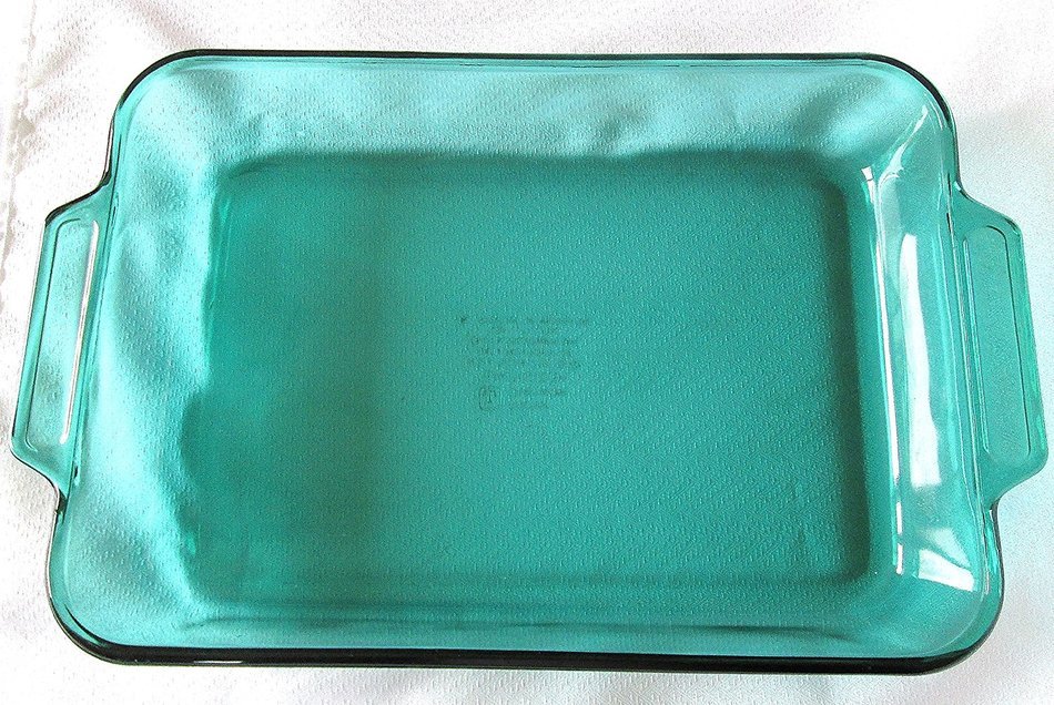 Anchor Hocking Emerald Green 3 Qt Baking Dish 9-1/2 X 13-1/2 X 2 N3