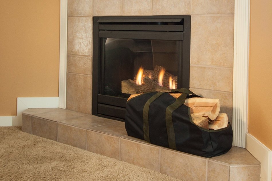Heavy Duty Canvas Firewood Log Tote By SC Lifestyle