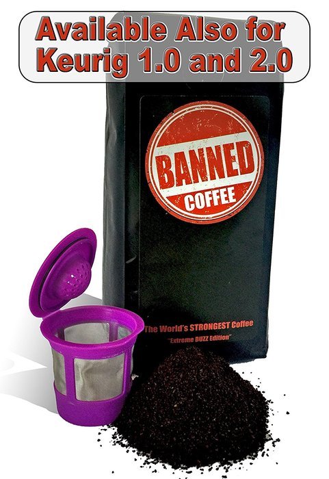 Banned Coffee | The Strongest Coffee in the world | Super Strong Caffeine Content | Our Best Medium Dark Roast... N5