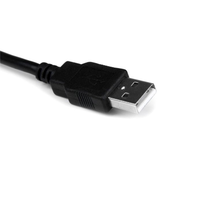 StarTech.com 1 Port USB to Null Modem RS232 DB9 Serial DCE Adapter Cable with FTDI, Black (ICUSB232FTN ) N5