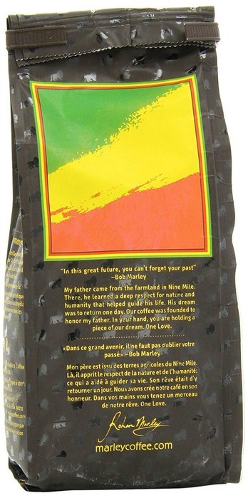 Marley Coffee, Organic One Love, Ethiopian YirgaCheffe, Ground Coffee, 8 Ounce N28