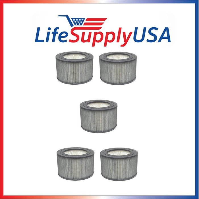 5 Pack Honeywell 24000 / 24500 Air Cleaner Replacement Filter - Fits 13350 13500 13501 13502 13503 13520 13523...