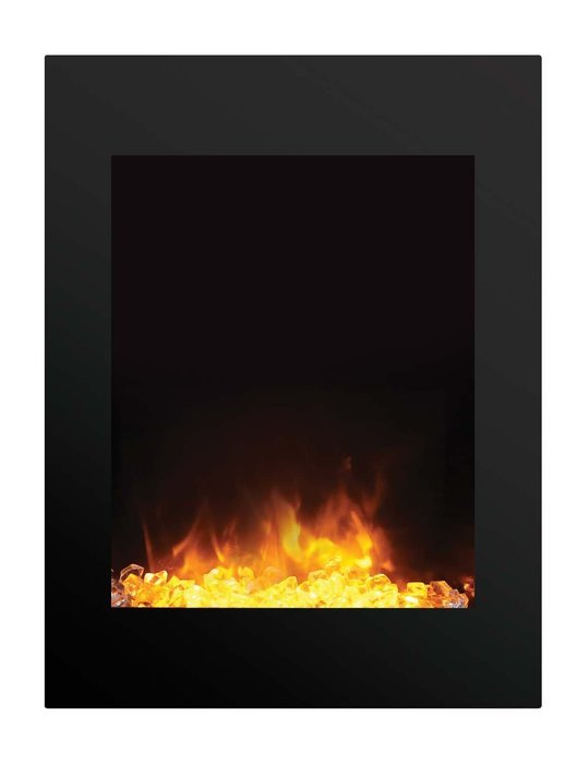 Amantii ZECL-2939-BG-EMBER Zero Clearance Series Built-In Electric Fireplace with Ember Media Kit, 25 Inch N2