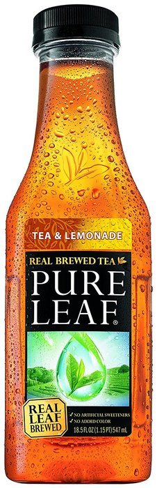 Pure Leaf Iced Tea, Unsweetened, Real Brewed Tea, 0 Calories, 18.5 Ounce (Pack of 12)