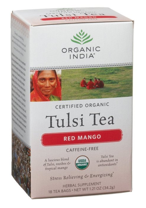 Organic India Tulsi Tea Best Sellers 5 Flavor Variety Pack (Pack of 5) N6