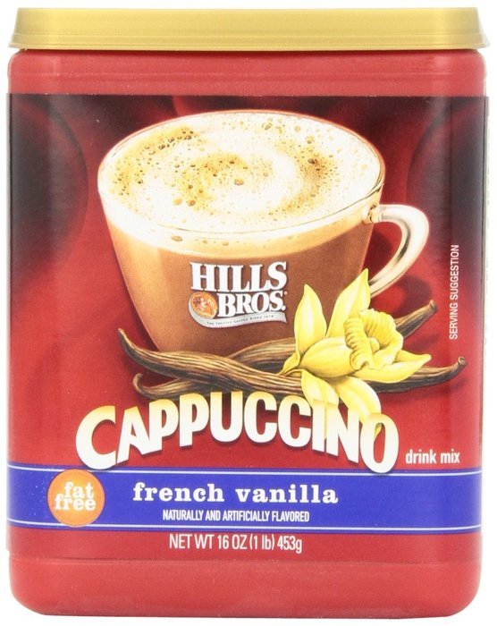 Hills Bros Cappuccino Sugar-Free French Vanilla, 12 Ounce N9
