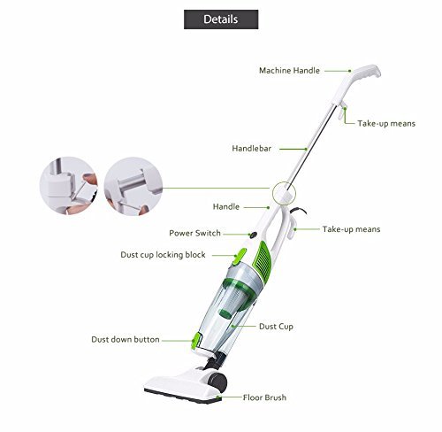 Ultra Quiet Mini Rod Vacuum Cleaner - Dust Collector, Home Aspirator, Portable & Powerful N5