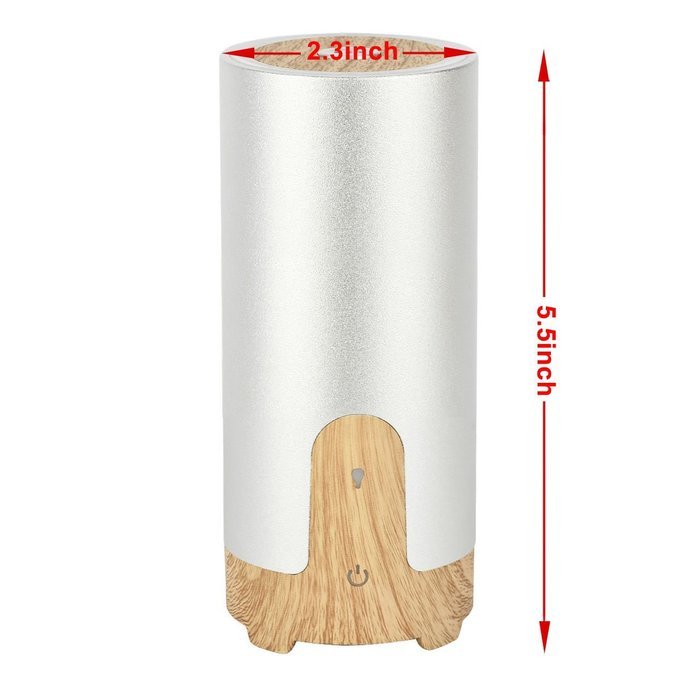 Aromatherapy Diffuser Wood,I3C Aromatherapy Essential Oil Diffuser Air Humidifier Car Aroma Diffuser Cool Mist... N6