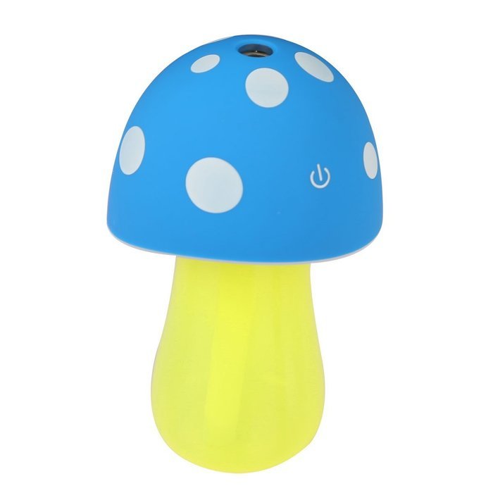 candybox 200ml Mushroom Mini USB Cool Mist Humidifier Purifier with LED Light ,Mist Mode, Auto Shut-off for Office... N3