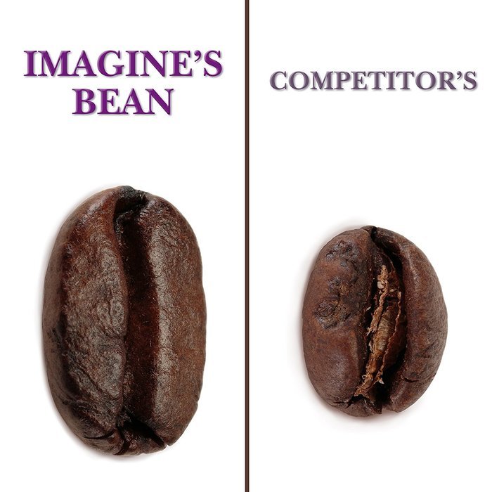 Kona Coffee Beans by Imagine - 100% Kona Hawaii - Medium Dark Roast Whole Bean &ndash; 4 oz Bag