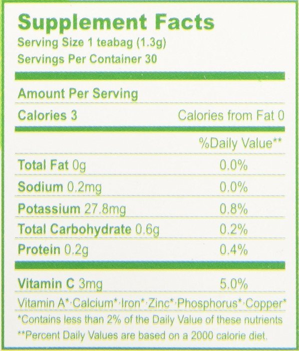 CHARANTEA TEA,BITTER MLN,DIABETES, 30 BAG N7