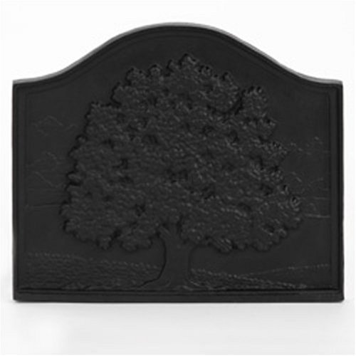 Fireplace Hearth Cast Iron Fireback - Oak Tree