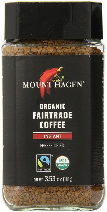 Mount Hagen Organic Freeze Dried Instant Coffee, 3.53-Ounce Jars (Pack of 6) N4