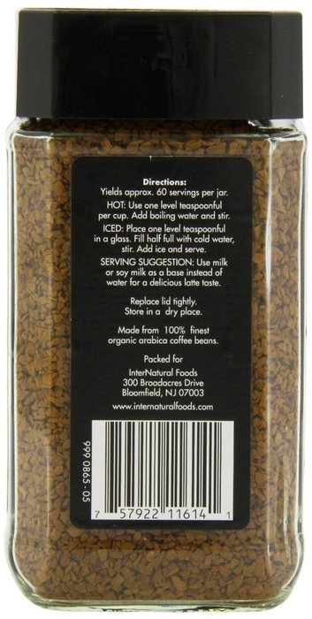 Mount Hagen Organic Freeze Dried Instant Coffee, 3.53-Ounce Jars (Pack of 6) N5