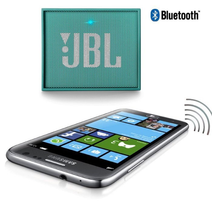JBL GO Portable Bluetooth Speaker (Teal) w/ Rechargeable Battery and Built in Strap Hook N9
