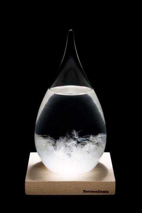 Tempo Drop&reg; Designer Weather Forecast Storm Glass Very Stylish Artware/ Weather Instruments N3