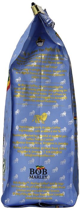 Marley Coffee, Organic One Love, Ethiopian YirgaCheffe, Ground Coffee, 8 Ounce N32