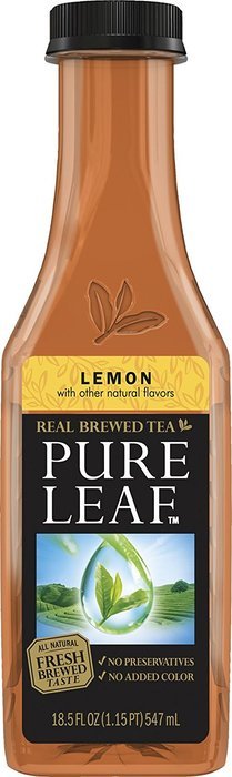 Pure Leaf Iced Tea, Unsweetened, Real Brewed Tea, 0 Calories, 18.5 Ounce (Pack of 12) N6