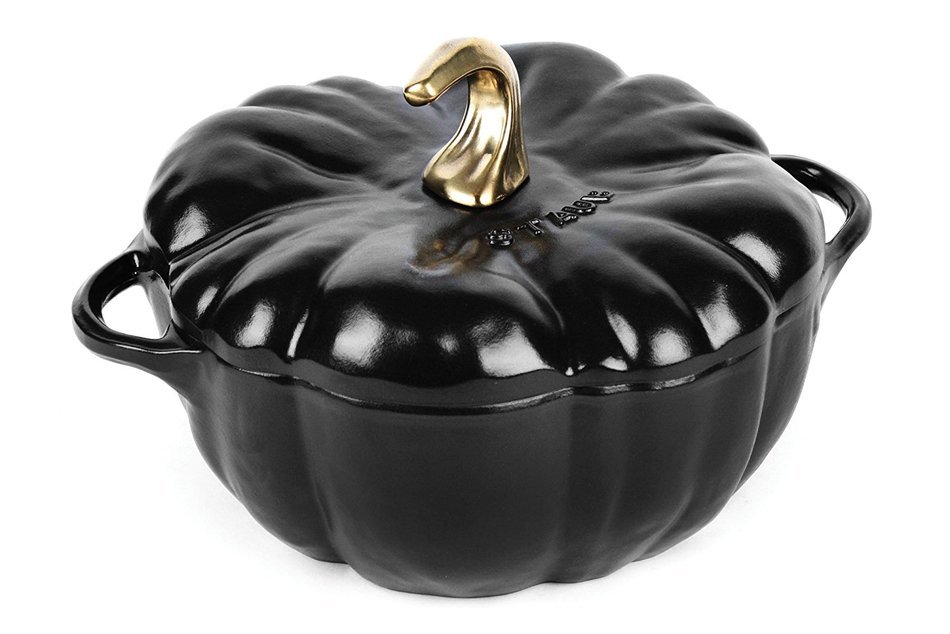 Staub Pumpkin Cocotte Oven, 3.5 quart, Black Matte
