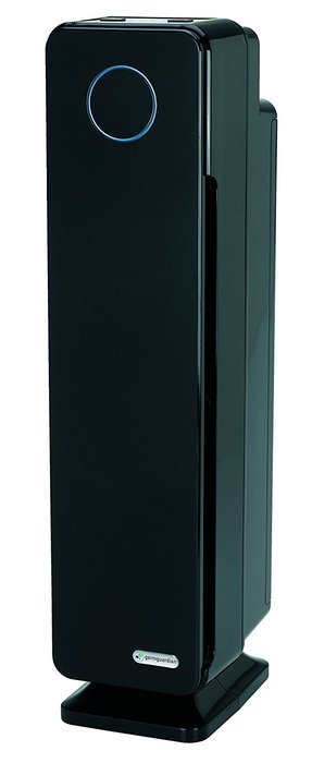 GermGuardian AC5300B Elite 3-in-1 True HEPA Air Purifier with UV Sanitizer and Odor Reduction, 28-Inch Tower