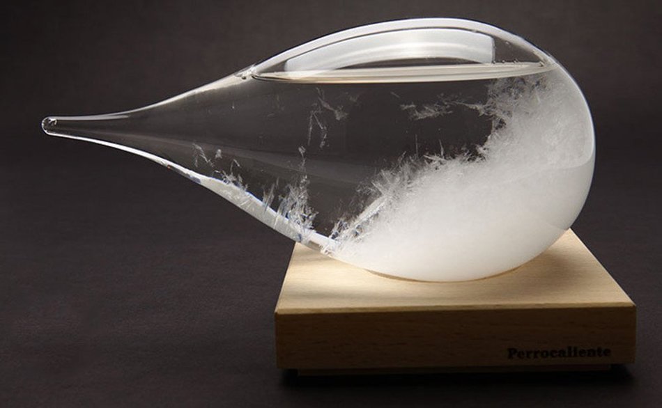 Tempo Drop&reg; Designer Weather Forecast Storm Glass Very Stylish Artware/ Weather Instruments N4