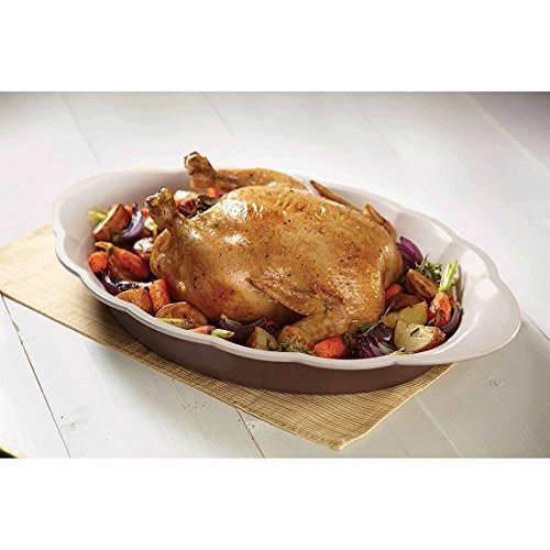 Wilton 4-Quart Oval Table Serve Non-Stick Bakeware N2