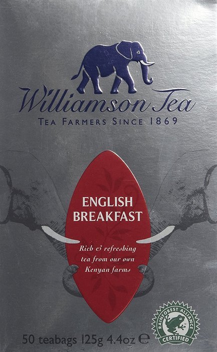 Williamson English Breakfast 50 Tea Bags 125g